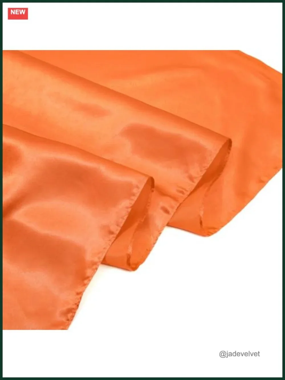 35 Inch Square Satin Head Scarf for Women - Silk-Like Hair Wrap Bandana